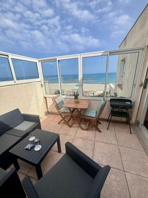 Grand Large Appartement Terrasse Front De Mer Barcares เลอบาร์กาแรส ภายนอก รูปภาพ
